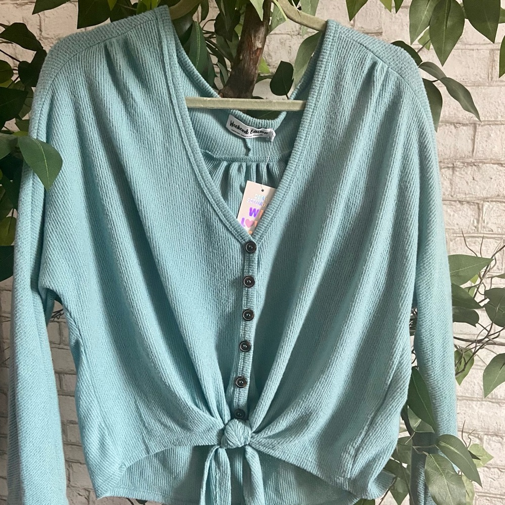 Baby blue sweater